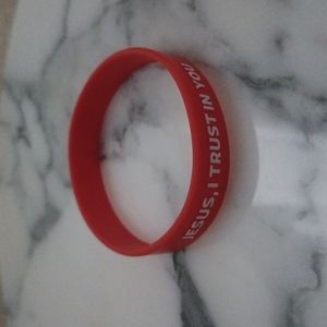 "Jesus, I trust in You" Rosary Divine Mercy Chaplet Silicone band